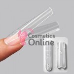 Tipsuri duble 240 bucati Sandwich Dual Nail Form Tips Transparente Cod TPS222BB Patrate